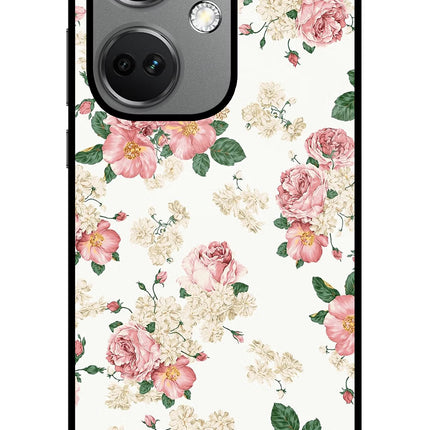 Flowers OnePlus Nord CE 3 5G Glass Case