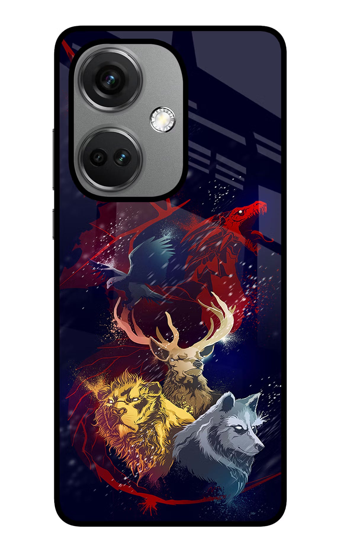 Game Of Thrones OnePlus Nord CE 3 5G Glass Case Back Cover by Casekaro