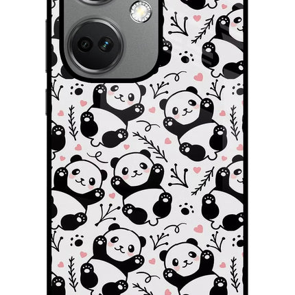 Cute Panda OnePlus Nord CE 3 5G Glass Case