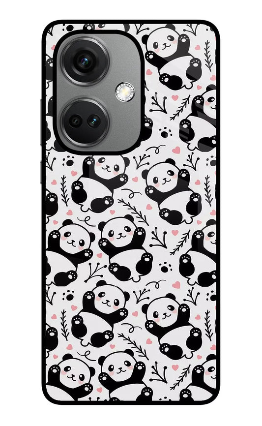 Cute Panda OnePlus Nord CE 3 5G Glass Case