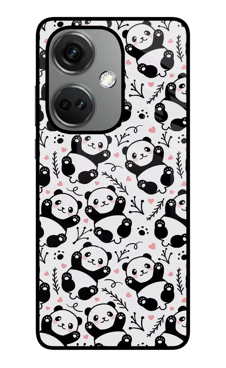 Cute Panda OnePlus Nord CE 3 5G Back Cover, Metal case