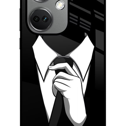 Black Tie OnePlus Nord CE 3 5G Glass Case