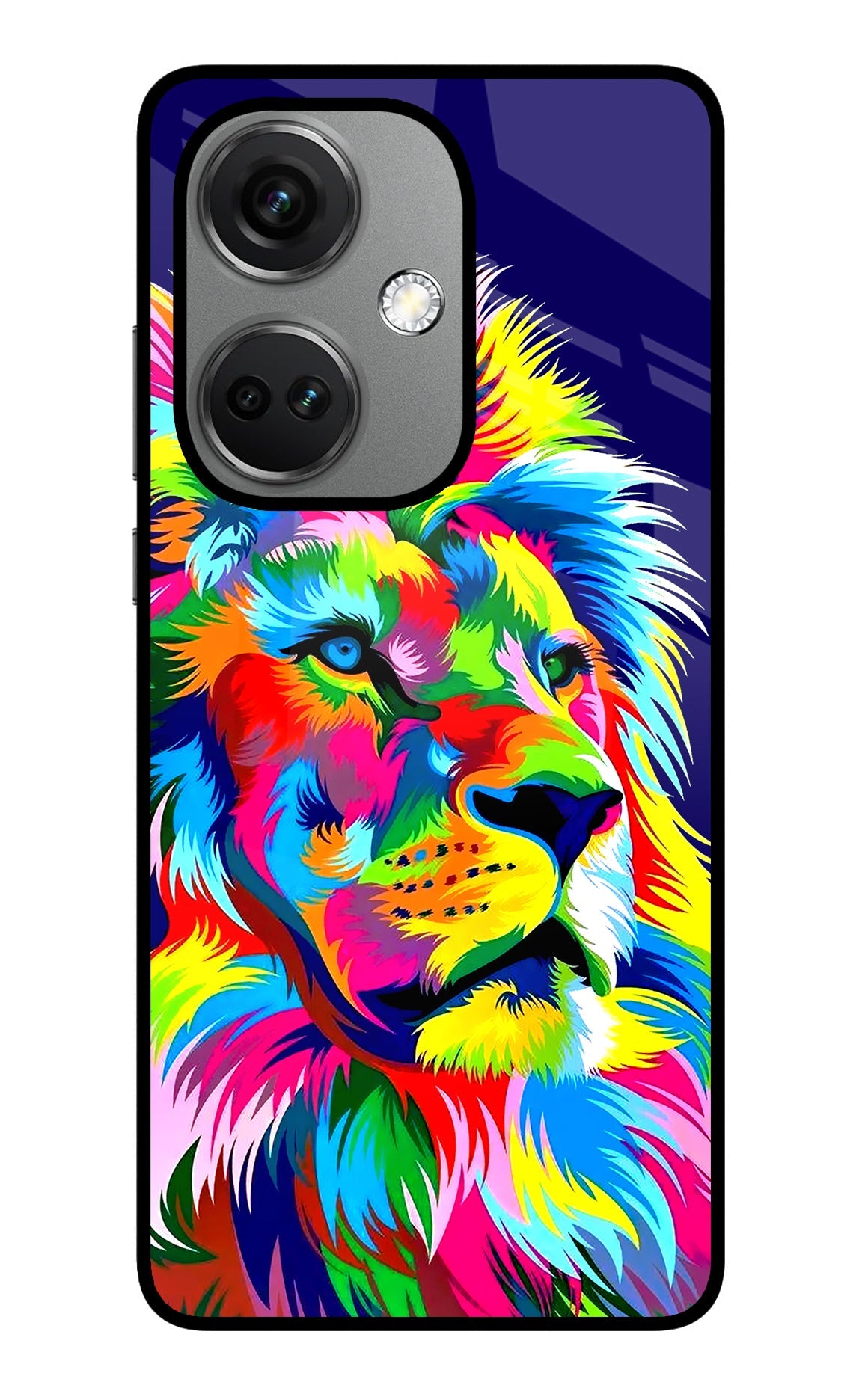 Vector Art Lion OnePlus Nord CE 3 5G Back Cover