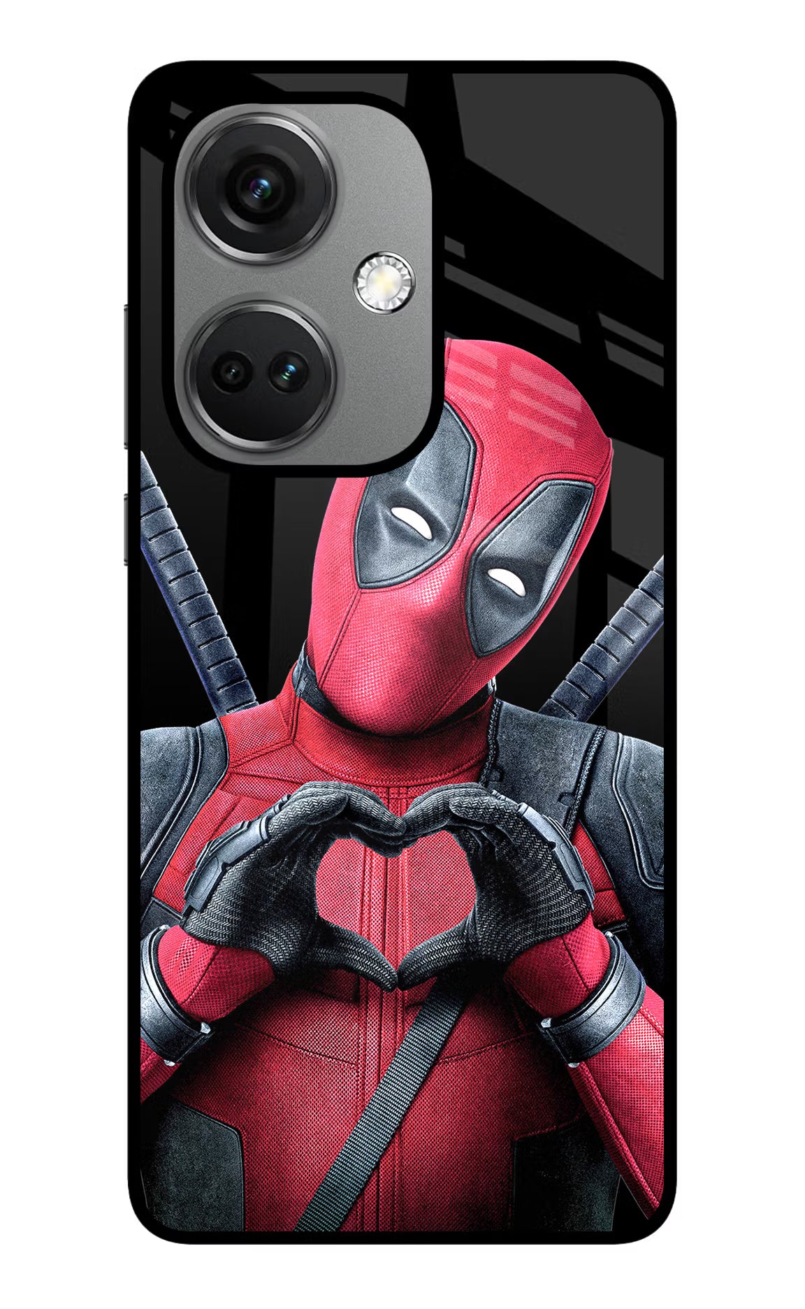 Deadpool OnePlus Nord CE 3 5G Glass Case Back Cover by Casekaro