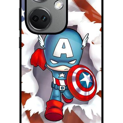 Captain America OnePlus Nord CE 3 5G Glass Case