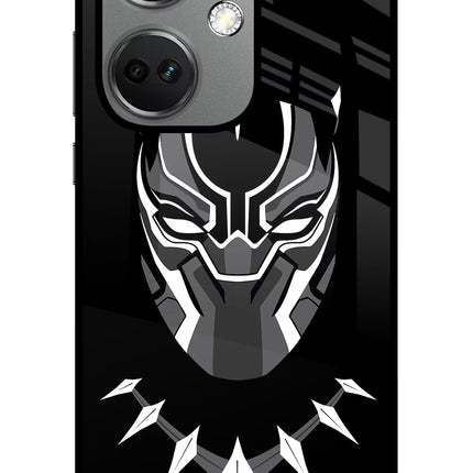 Black Panther OnePlus Nord CE 3 5G Glass Case Back Cover by Casekaro