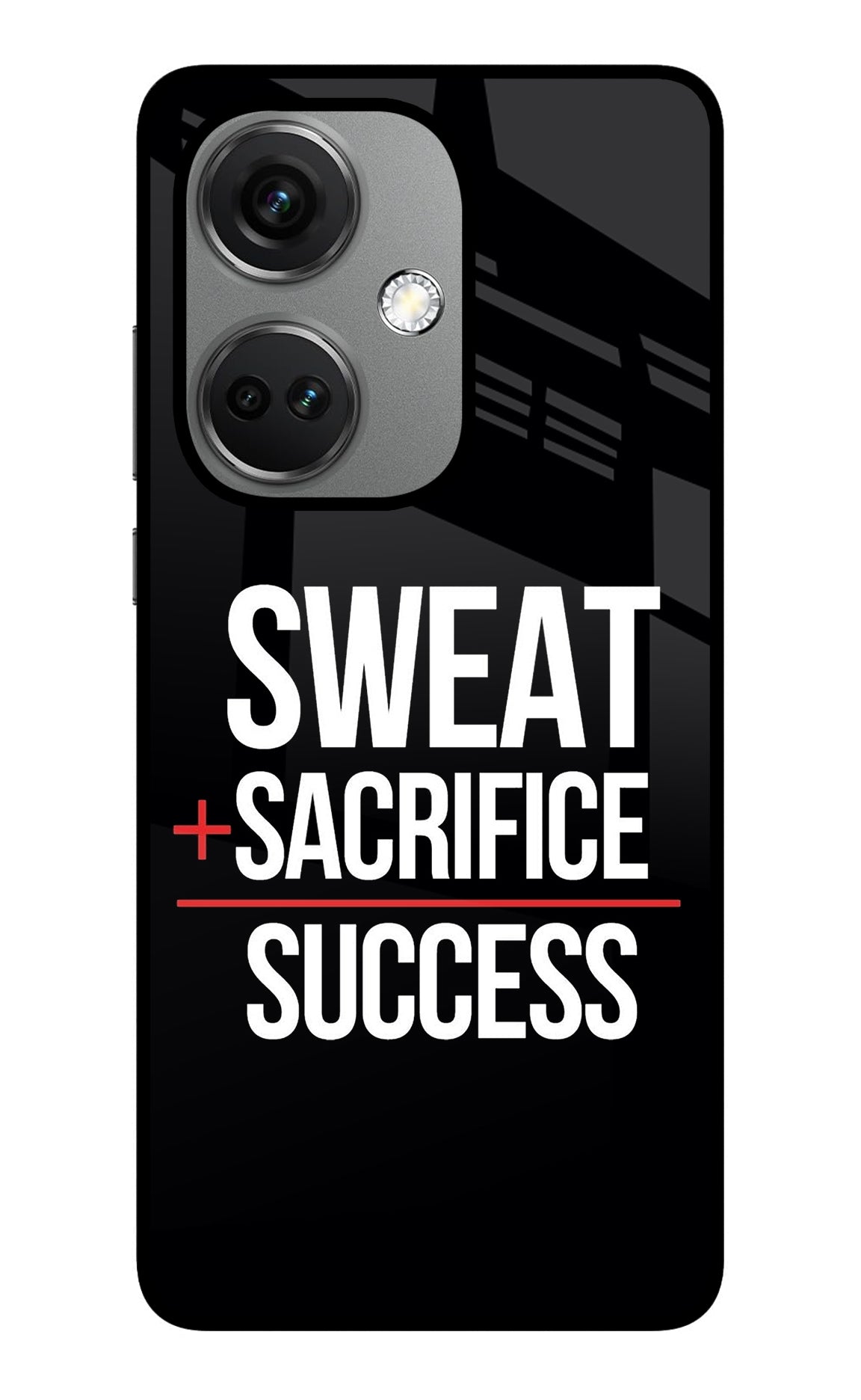 Sweat Sacrifice Success OnePlus Nord CE 3 5G Glass Case