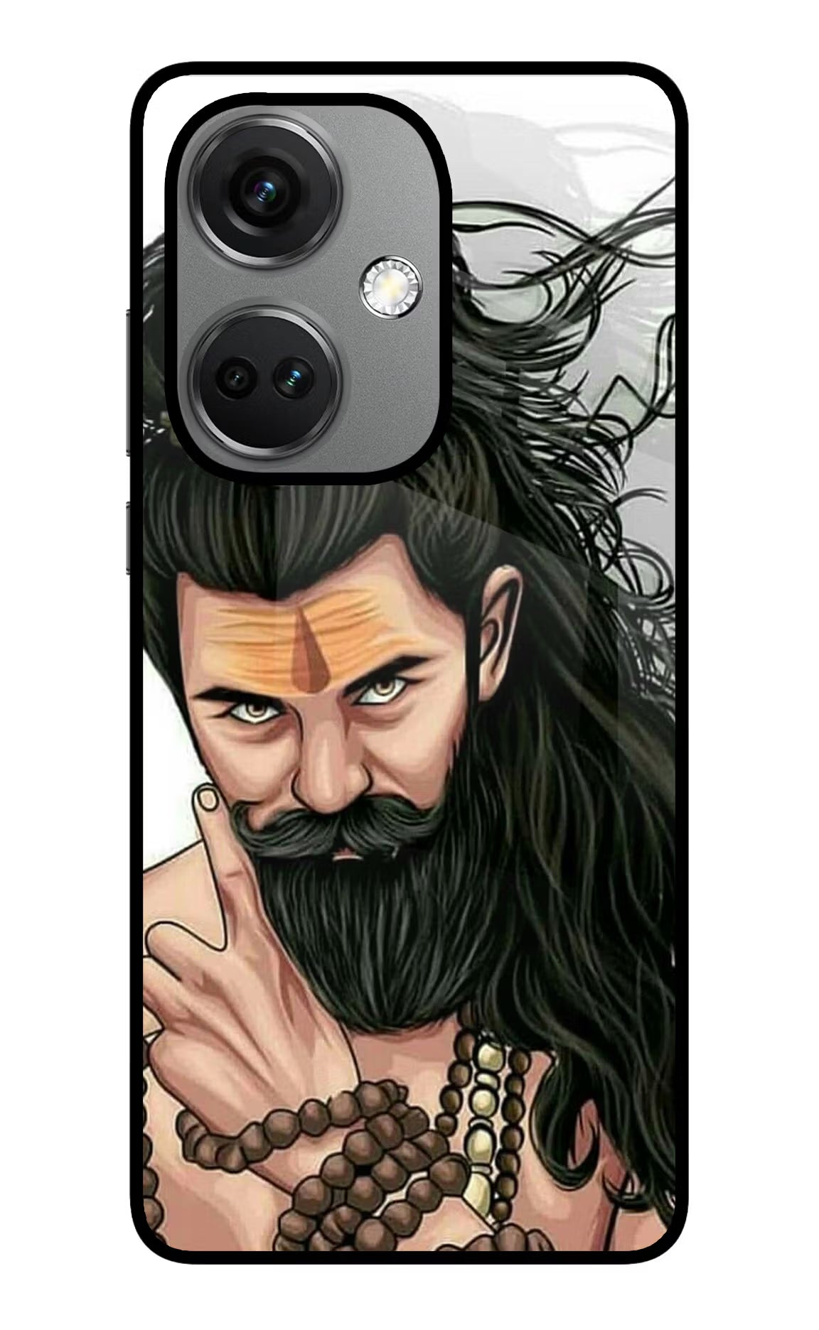 Mahadev OnePlus Nord CE 3 5G Glass Case Back Cover by Casekaro