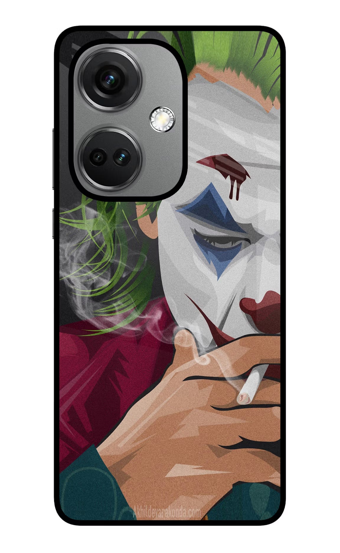 Joker Smoking OnePlus Nord CE 3 5G Glass Case Back Cover by Casekaro