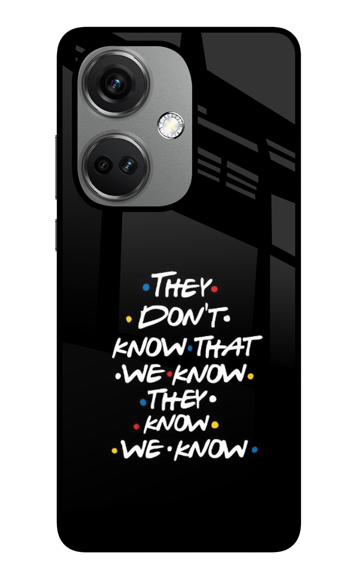 FRIENDS Dialogue OnePlus Nord CE 3 5G Glass Case