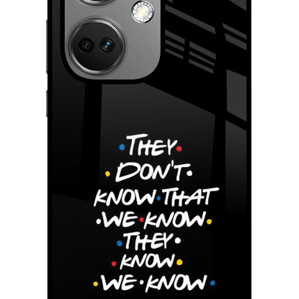FRIENDS Dialogue OnePlus Nord CE 3 5G Glass Case