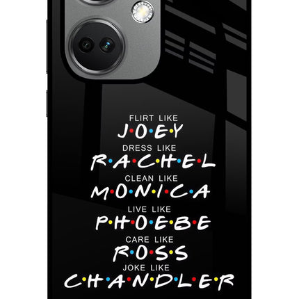 FRIENDS Character OnePlus Nord CE 3 5G Glass Case