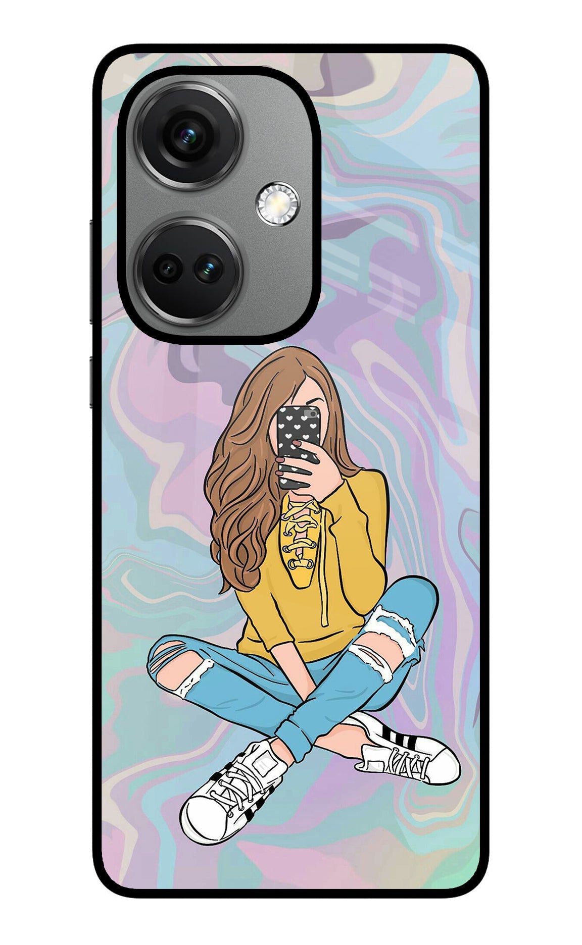 Selfie Girl OnePlus Nord CE 3 5G Back Cover