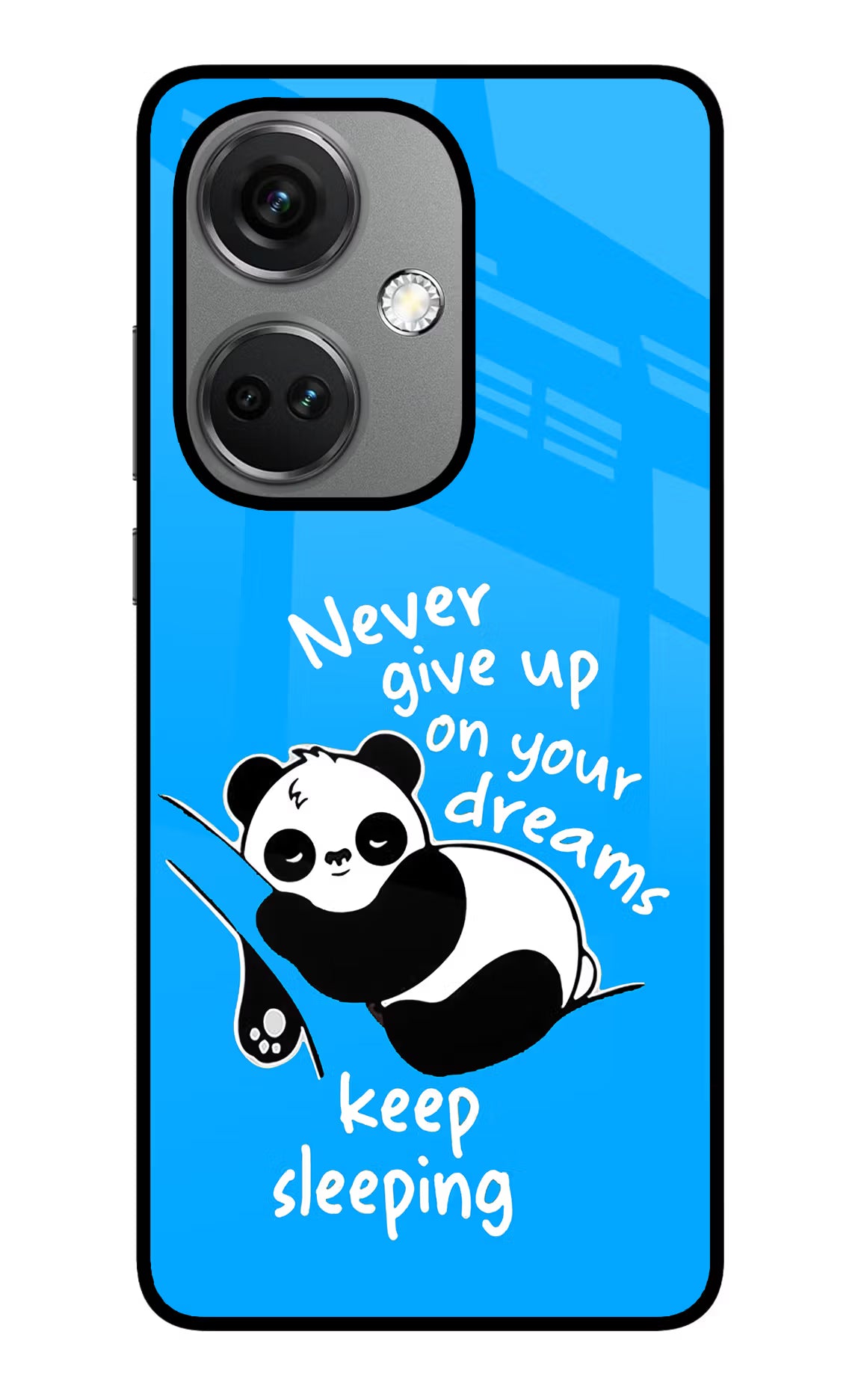 Keep Sleeping OnePlus Nord CE 3 5G Glass Case Back Cover by Casekaro