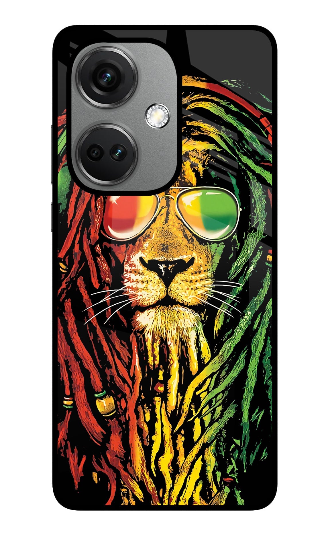 Rasta Lion OnePlus Nord CE 3 5G Glass Case