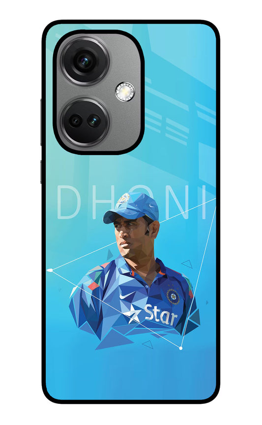 Dhoni Artwork OnePlus Nord CE 3 5G Glass Case
