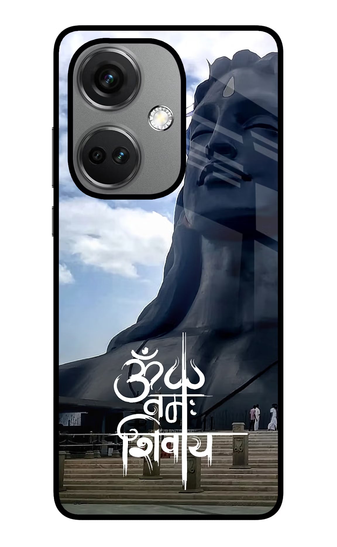 Om Namah Shivay OnePlus Nord CE 3 5G Glass Case Back Cover by Casekaro