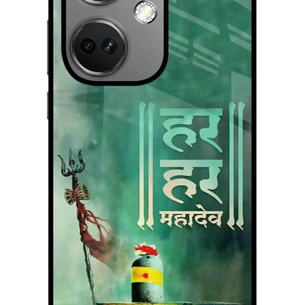 Har Har Mahadev Shivling OnePlus Nord CE 3 5G Glass Case