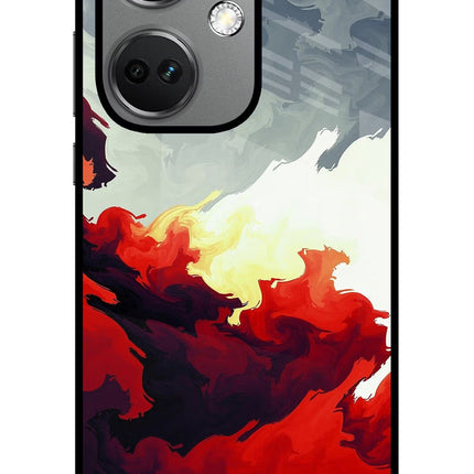 Fire Cloud OnePlus Nord CE 3 5G Glass Case