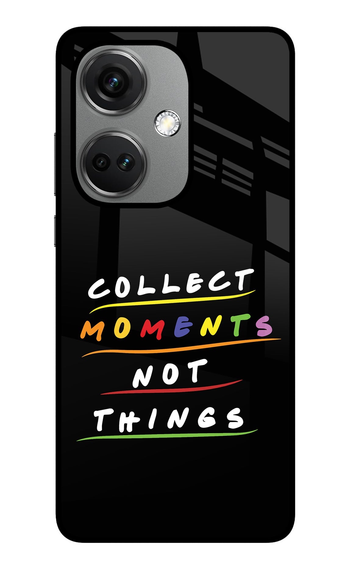 Collect Moments Not Things OnePlus Nord CE 3 5G Glass Case