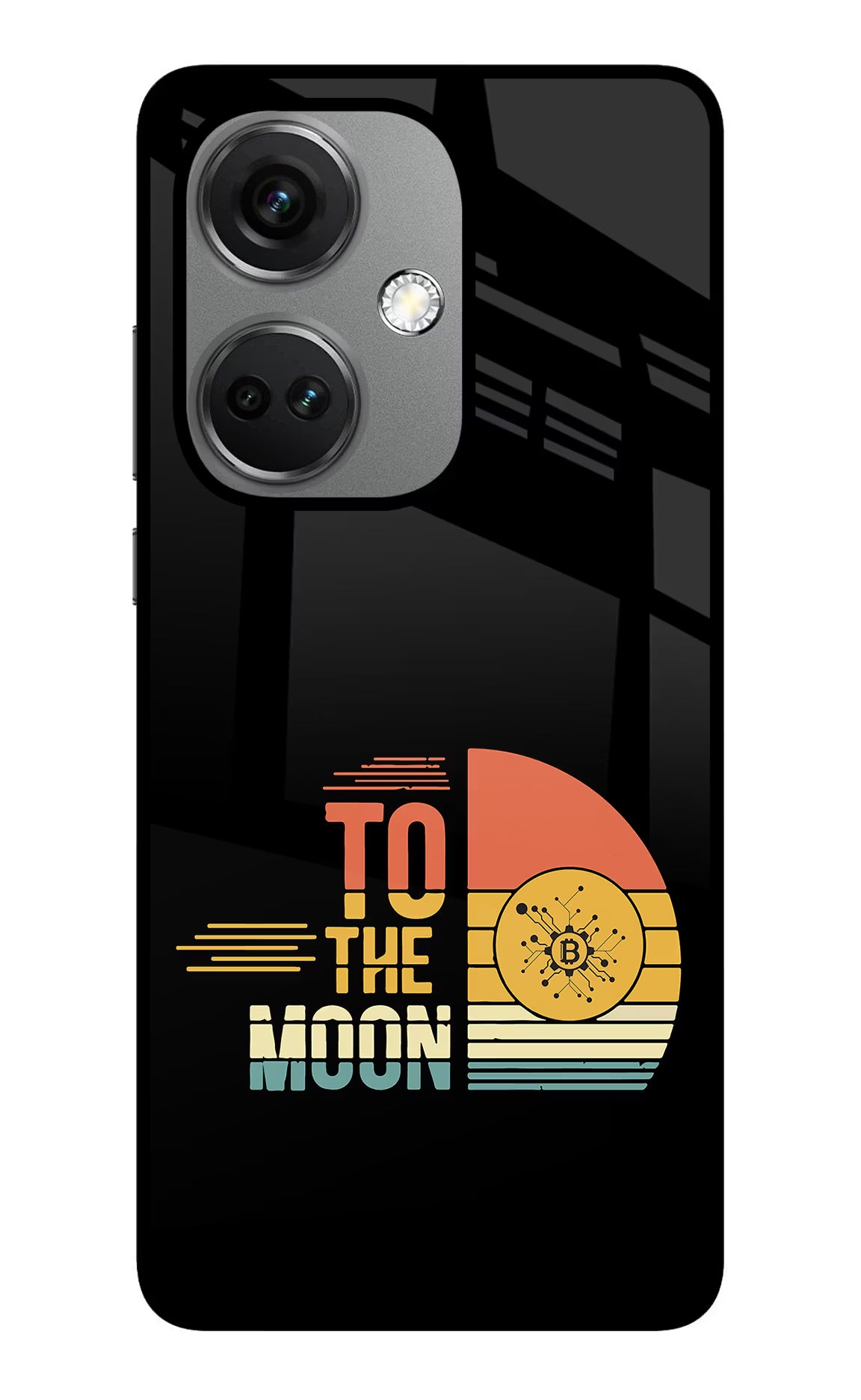 To the Moon OnePlus Nord CE 3 5G Glass Case Back Cover by Casekaro