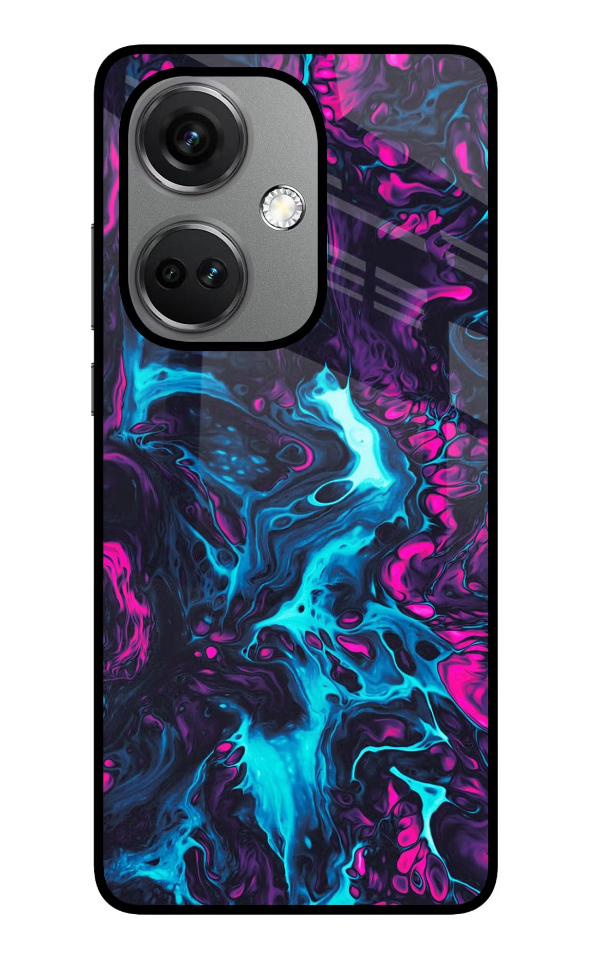 Abstract OnePlus Nord CE 3 5G Glass Case Back Cover by Casekaro