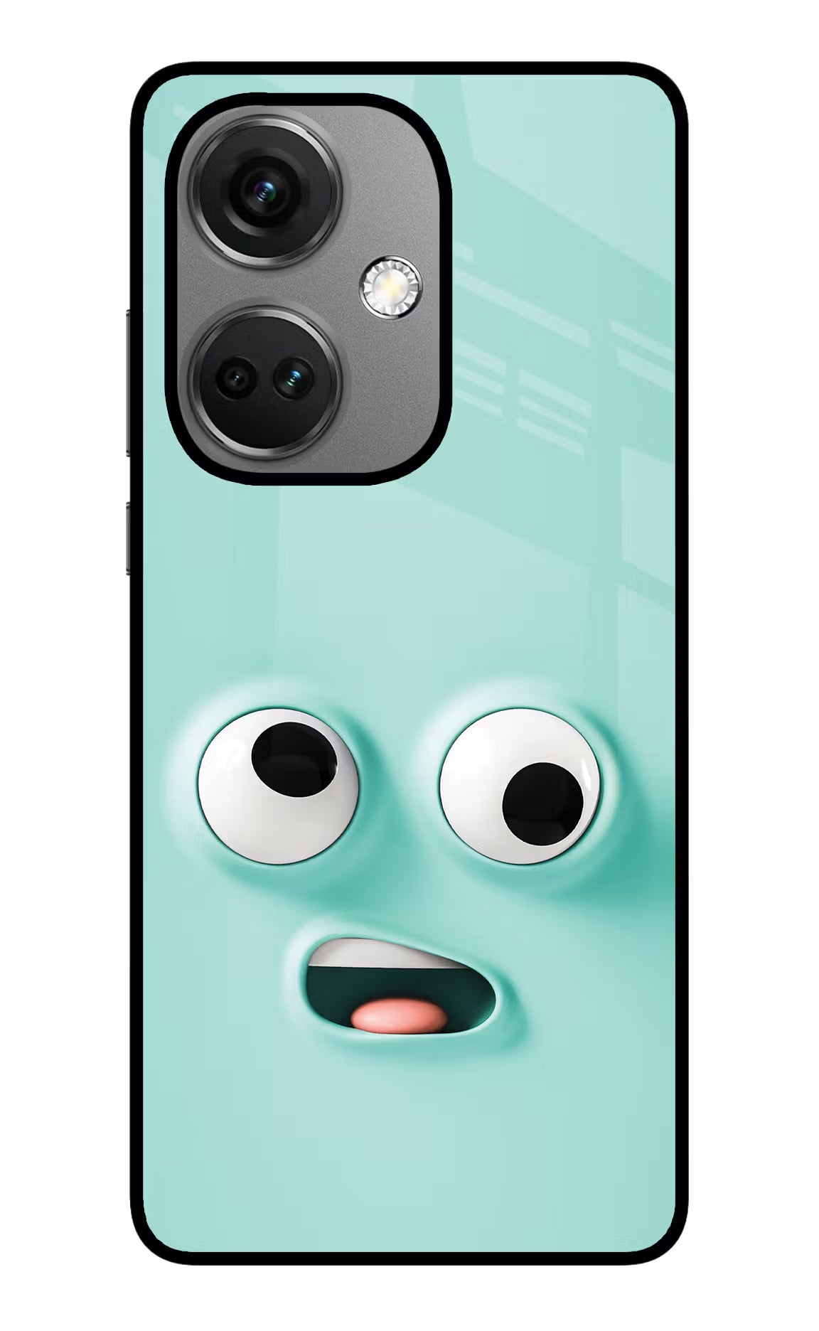 Funny Cartoon OnePlus Nord CE 3 5G Glass Case Back Cover by Casekaro