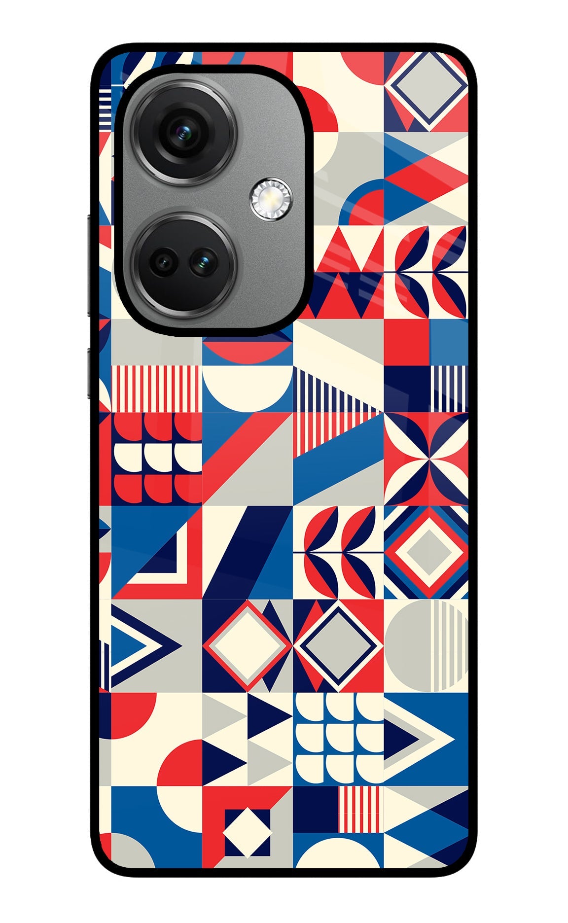 Colorful Pattern OnePlus Nord CE 3 5G Glass Case