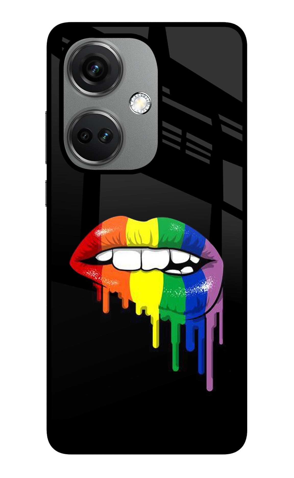 Lips Biting OnePlus Nord CE 3 5G Glass Case