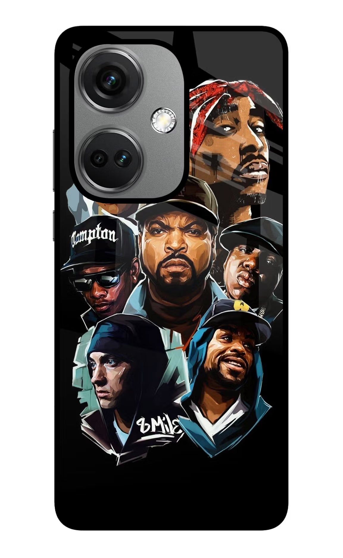 Rappers OnePlus Nord CE 3 5G Glass Case Back Cover by Casekaro