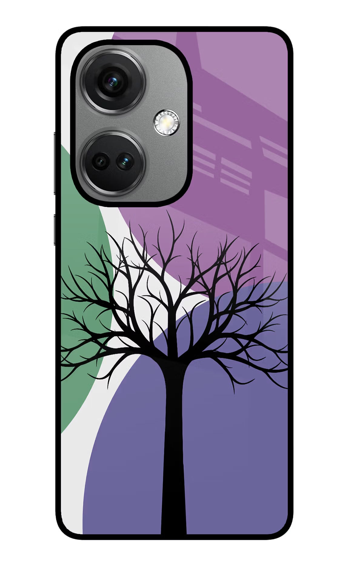 Tree Art OnePlus Nord CE 3 5G Glass Case Back Cover by Casekaro