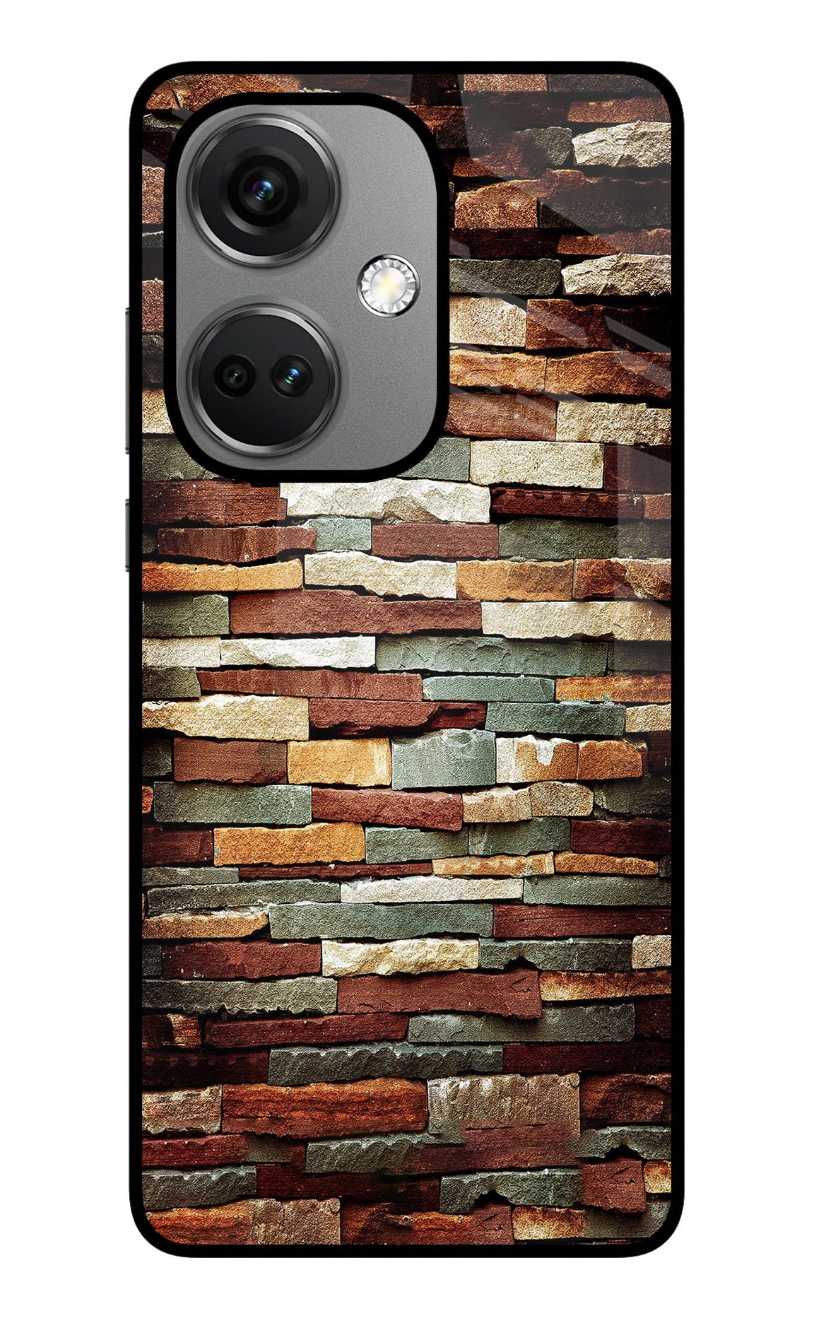 Bricks Pattern OnePlus Nord CE 3 5G Back Cover