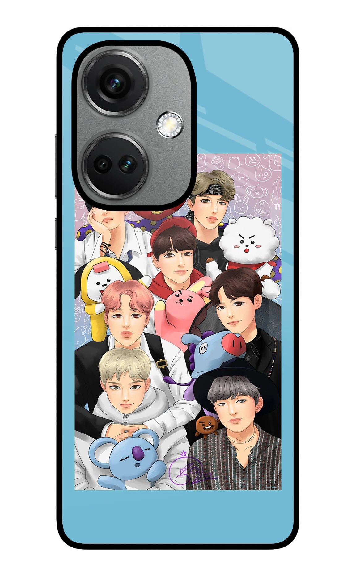 BTS with animals OnePlus Nord CE 3 5G Back Cover