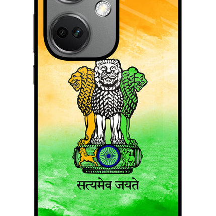 Satyamev Jayate Flag OnePlus Nord CE 3 5G Glass Case
