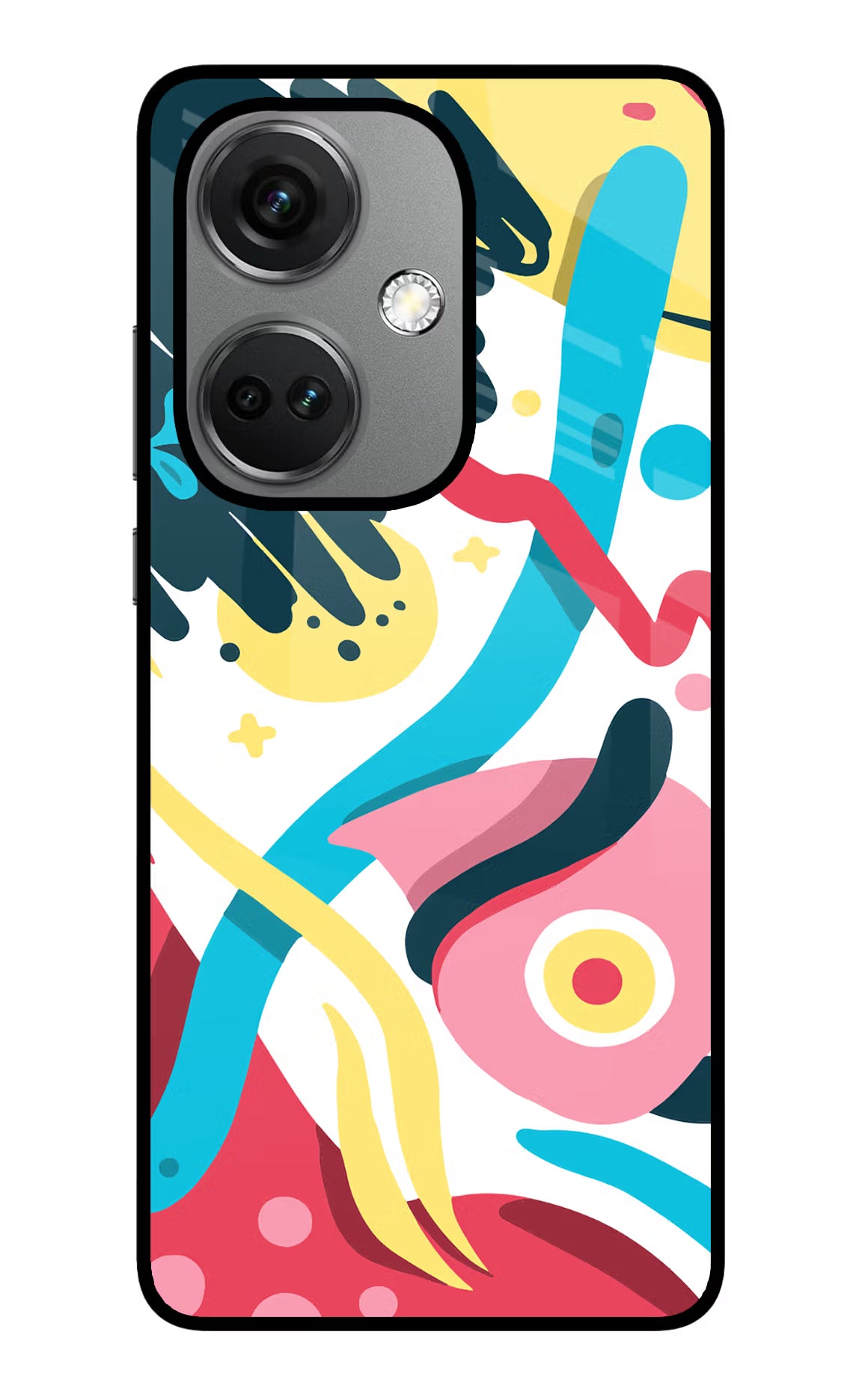 Trippy OnePlus Nord CE 3 5G Glass Case Back Cover by Casekaro