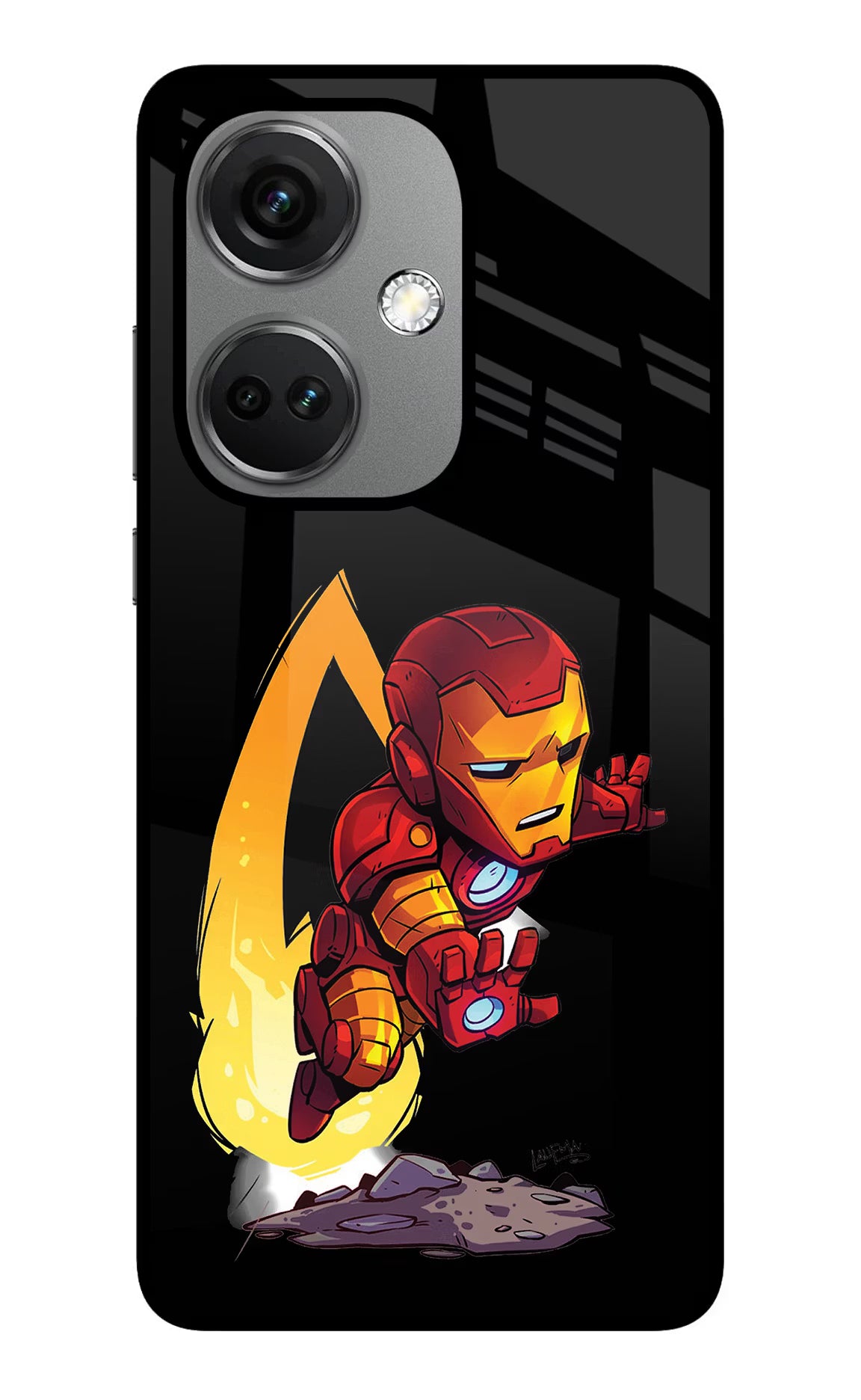 IronMan OnePlus Nord CE 3 5G Glass Case Back Cover by Casekaro