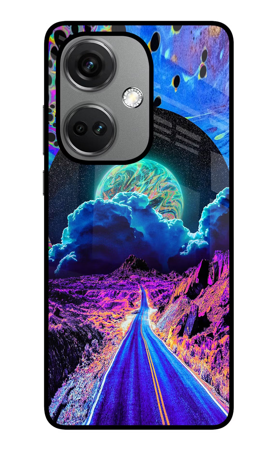 Psychedelic Painting OnePlus Nord CE 3 5G Glass Case
