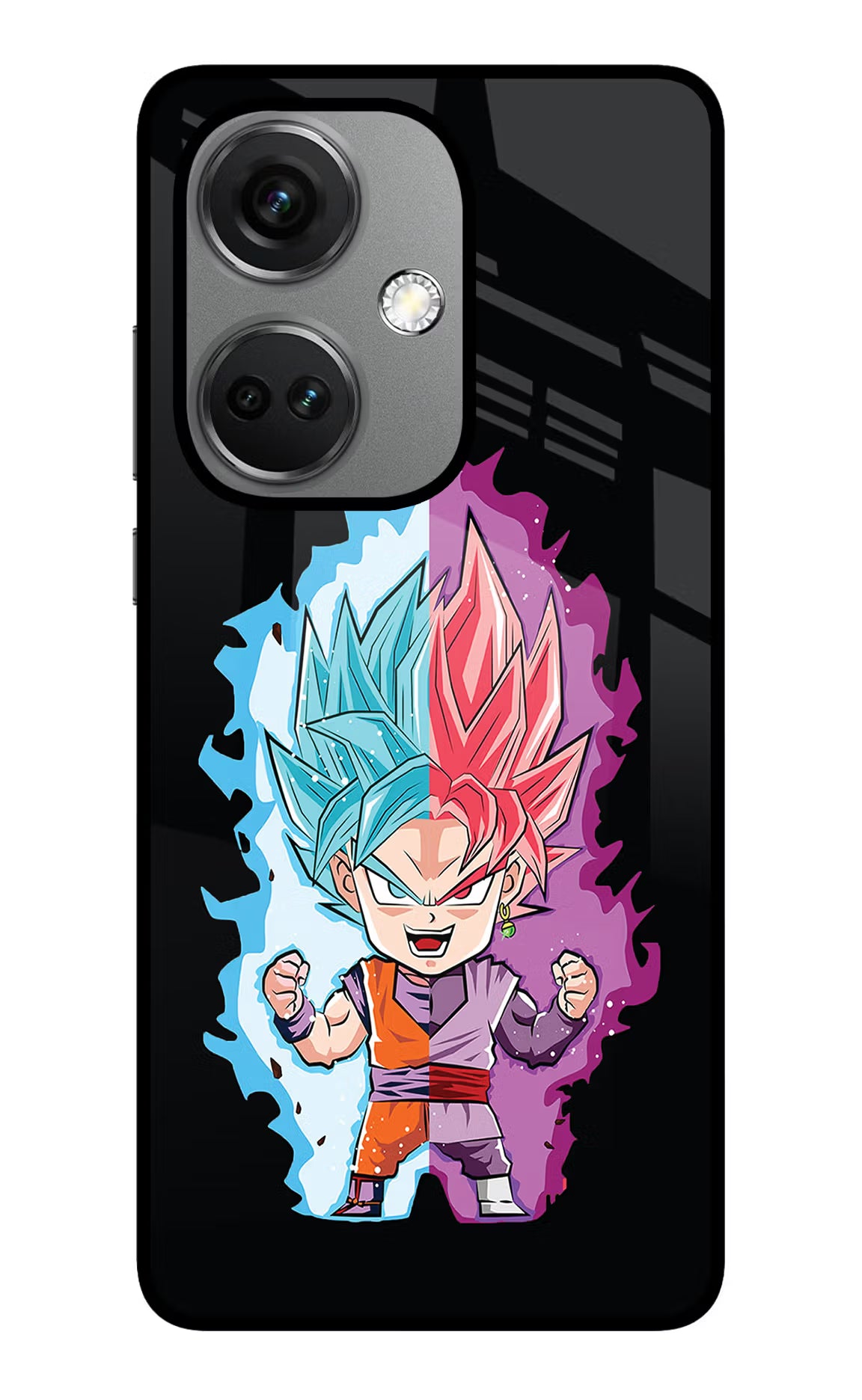 Chota Goku OnePlus Nord CE 3 5G Glass Case Back Cover by Casekaro