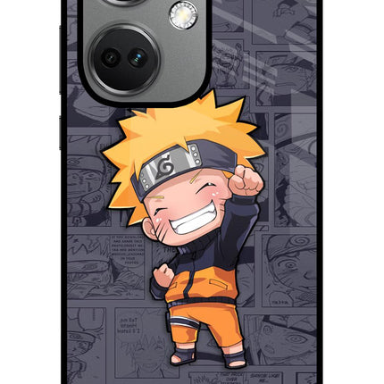 Chota Naruto OnePlus Nord CE 3 5G Glass Case Back Cover by Casekaro