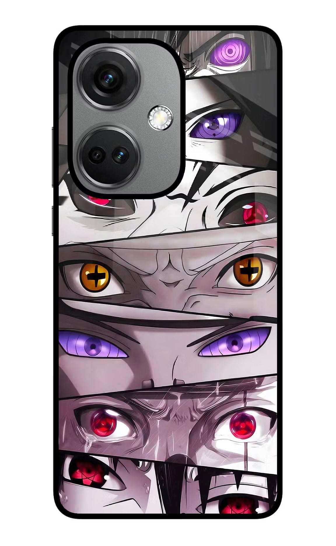 Naruto Anime OnePlus Nord CE 3 5G Glass Case Back Cover by Casekaro