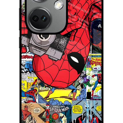 Spider Man OnePlus Nord CE 3 5G Glass Case Back Cover by Casekaro