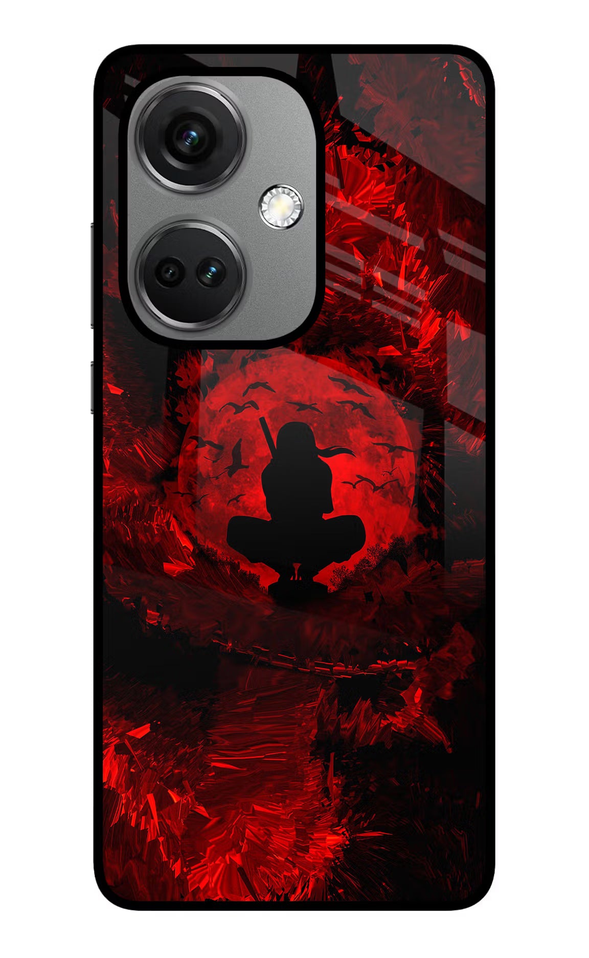 Itachi Uchiha OnePlus Nord CE 3 5G Glass Case Back Cover by Casekaro