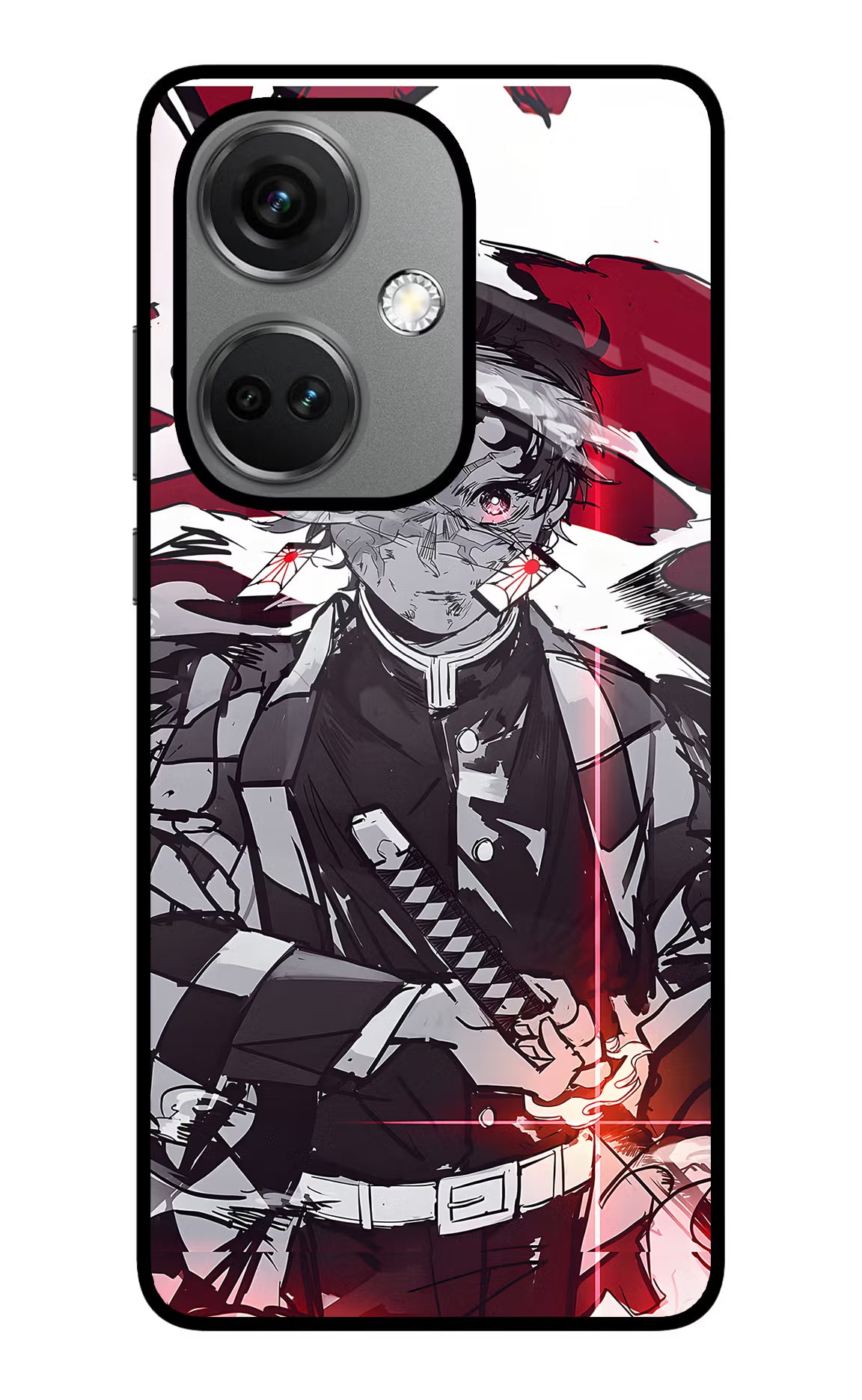 Demon Slayer's Vengeance OnePlus Nord CE 3 5G Glass Case Back Cover by Casekaro