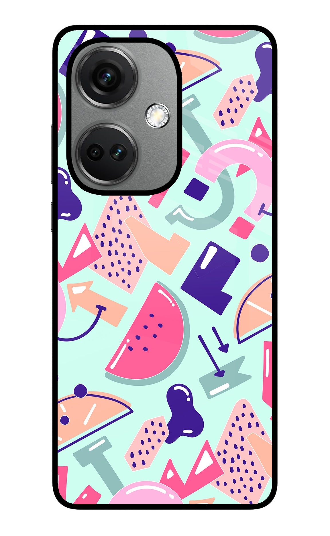 Doodle Pattern OnePlus Nord CE 3 5G Back Cover