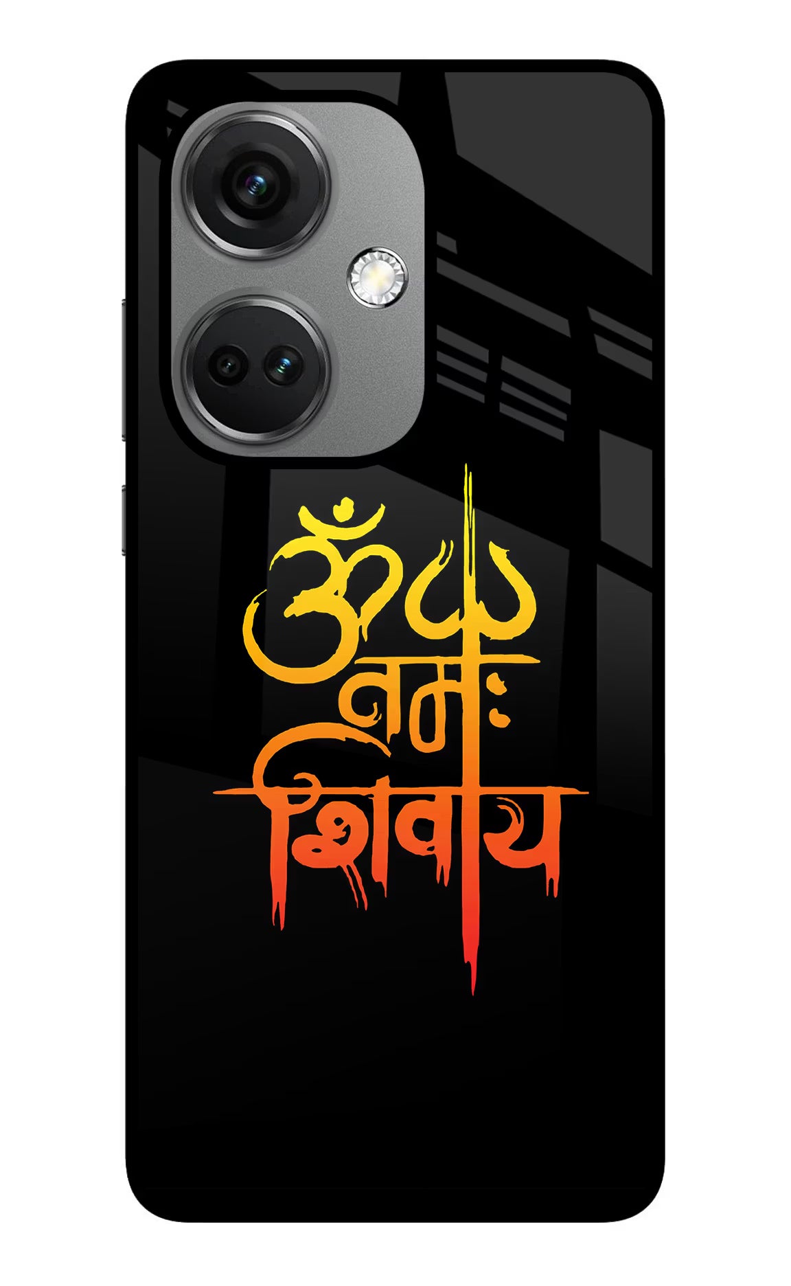 Om Namah Shivay OnePlus Nord CE 3 5G Glass Case Back Cover by Casekaro