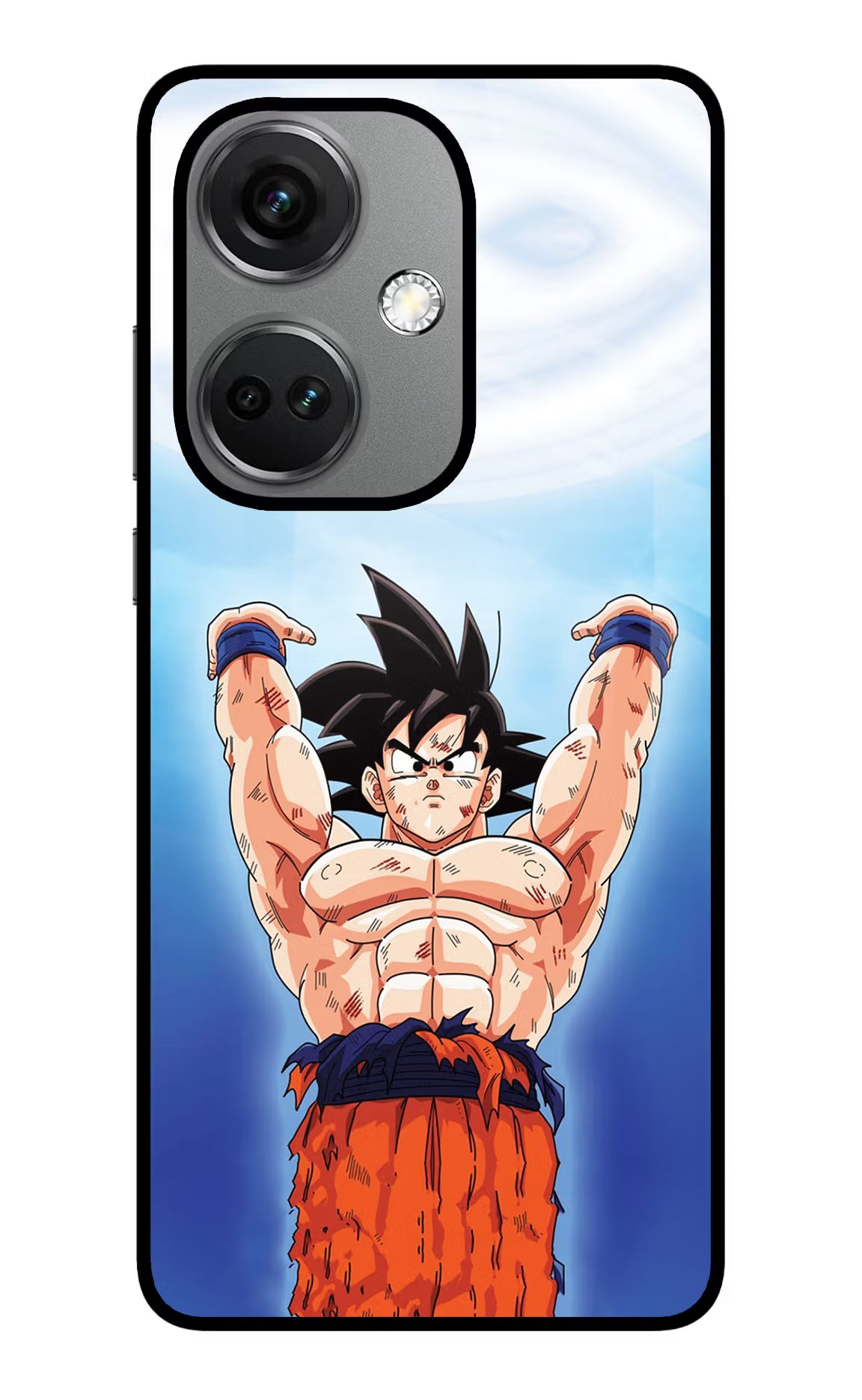 Goku Power OnePlus Nord CE 3 5G Glass Case Back Cover by Casekaro