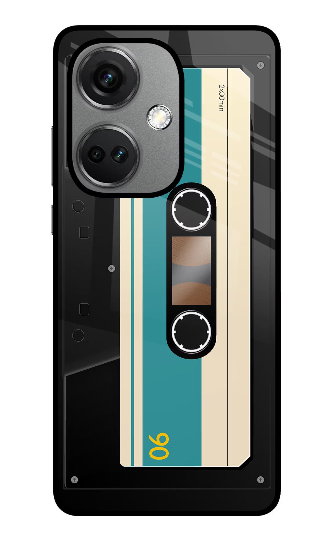 Cassette OnePlus Nord CE 3 5G Glass Case Back Cover by Casekaro