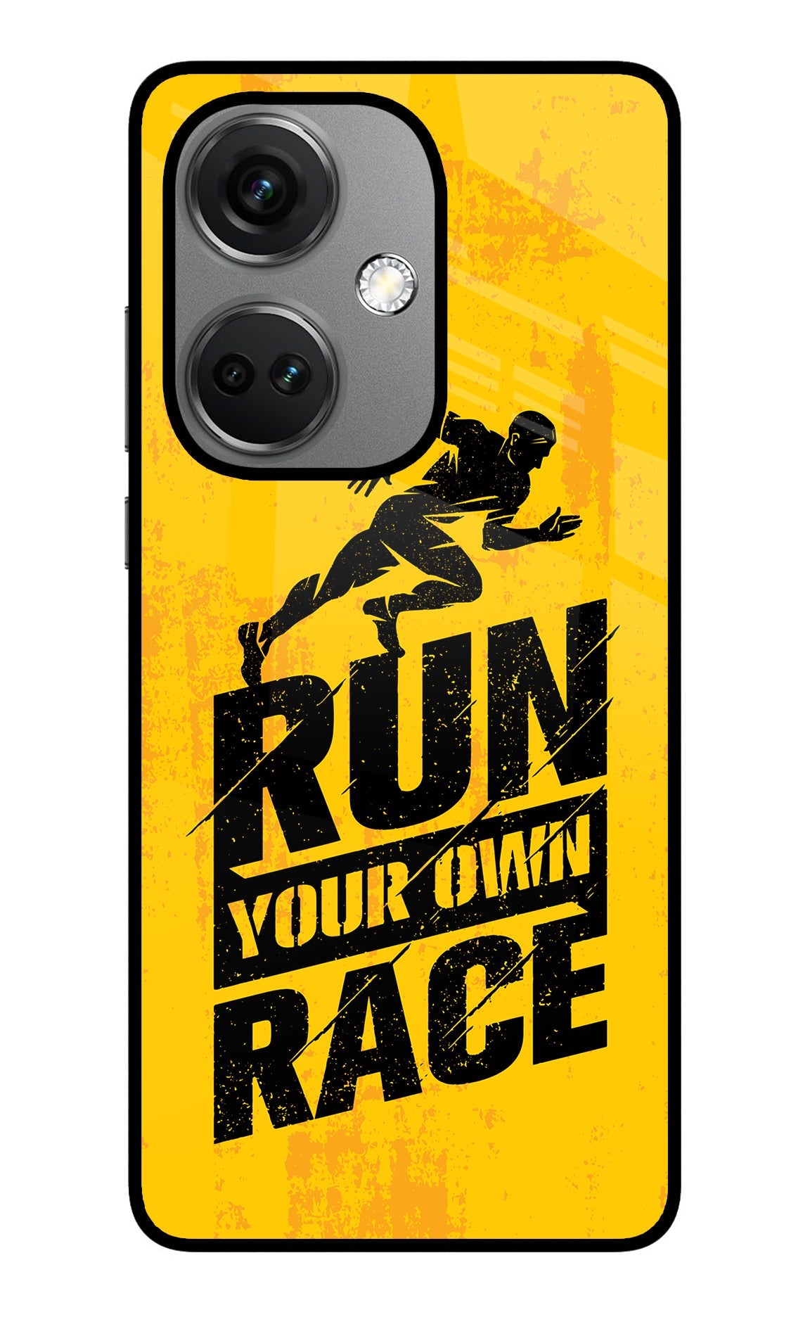 Run Your Own Race OnePlus Nord CE 3 5G Glass Case