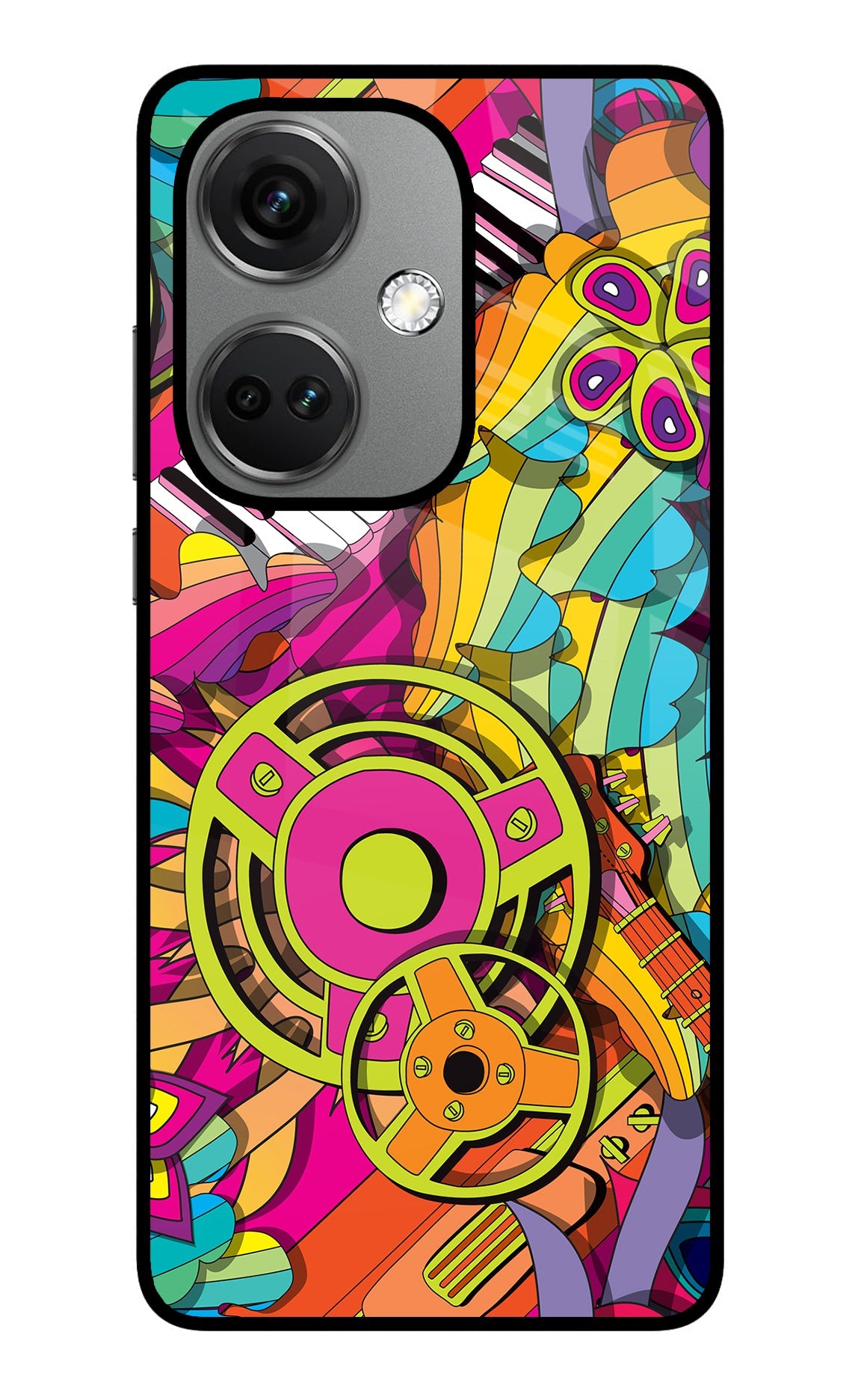 Music Doodle OnePlus Nord CE 3 5G Glass Case