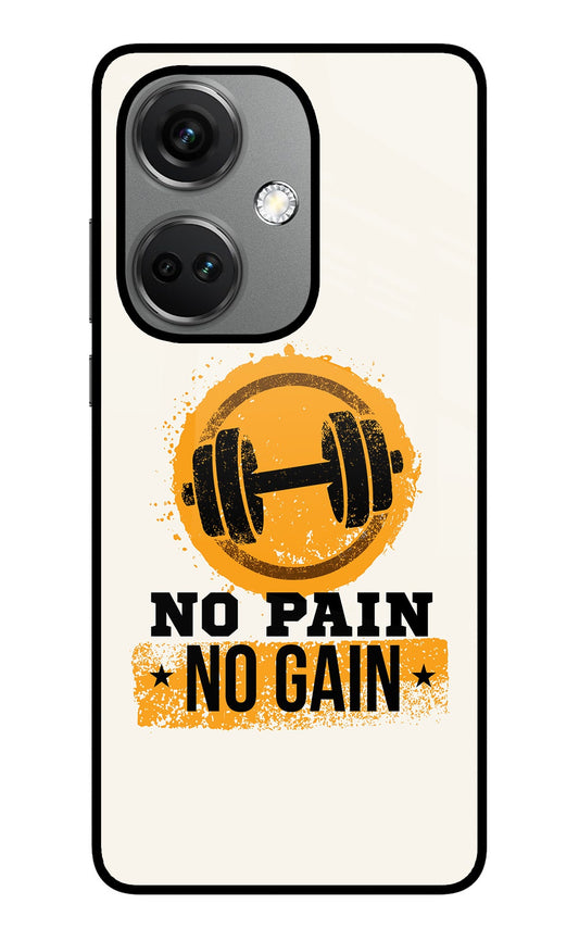 No Pain No Gain OnePlus Nord CE 3 5G Glass Case